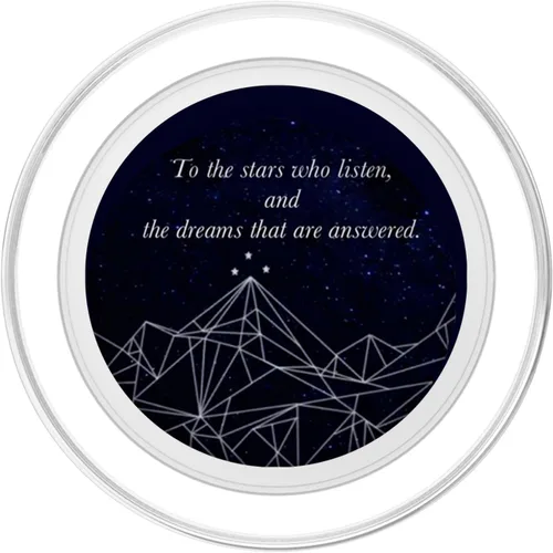 Miniatura 2 de Bookworm ACOMAF To the Stars Night Court Bookish PopSockets PopGrip: agarre intercambiable para teléfonos y tabletas PopSockets MagSafe PopGrip