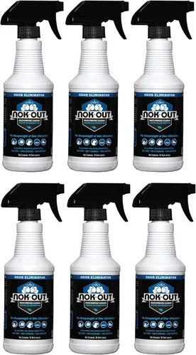 Miniatura 14 de NOK OUT Removedor de olores, desodorante y spray de limpieza para mascotas, fabricado en los Estados Unidos, aerosol de 16 onzas líquidas, paquete