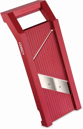 GSD Haushaltsgeräte 30011 G S D Universal 30 011 - Cortador de verduras (acero inoxidable, color rojo)