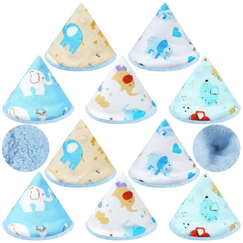Timgle 10 Piezas Fundas de Terciopelo de Coral para Orina para Bebé Niño, Fuerte Absorción de Agua Protector de Orina para Bebé Niño, Accesorio