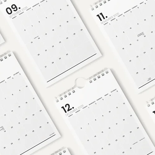 Miniatura 4 de Karto Calendario de pared pequeño 2026 – Vertical de 6 x 9 pulgadas, de enero de 2026 a junio de 2027, pequeño, versátil y fácil de planificar