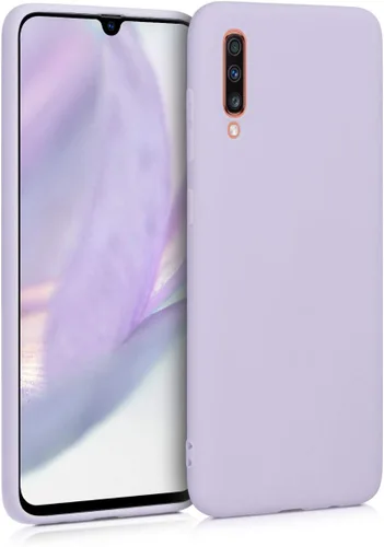 Miniatura 8 de kwmobile Funda compatible con Samsung Galaxy A70 - Funda protectora de silicona TPU suave y delgada, color negro mate