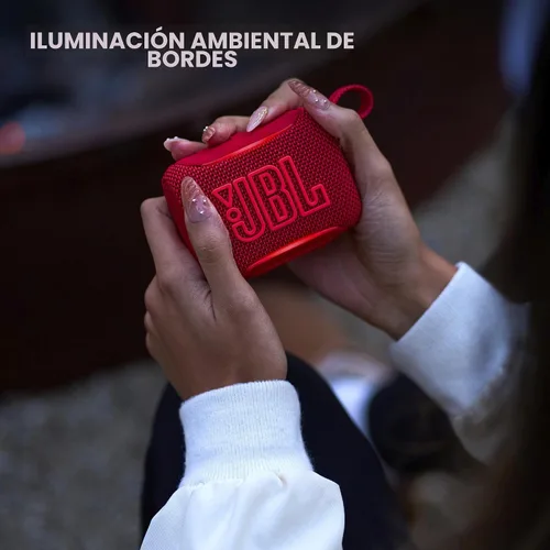 Miniatura 6 de JBL Go 5 - Altavoz ultraportátil impermeable y a prueba de caídas con sonido legendario JBL e iluminación ambiental de borde, emparejamiento estéreo