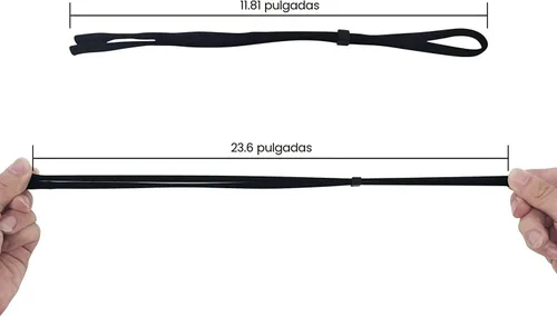 Miniatura 4 de SHINKODA Paquete de 6 correas para gafas - Cordón universal para anteojos - Cordón retenedor de gafas para lectura, seguridad, deportes y gafas