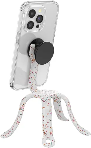 Miniatura 8 de PopSockets: Soporte y soporte flexible para teléfono, soporte de trípode para teléfono, soporte universal para dispositivo - rosa intenso Puesta