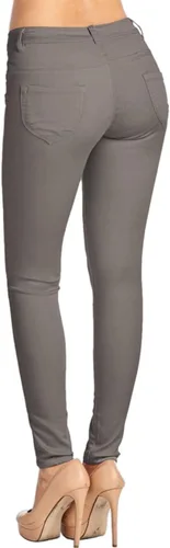 Miniatura 4 de 2LUV - Pantalones de uniforme elástico de 5 bolsillos para mujer