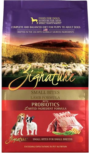 Miniatura 9 de Zignature Turquía Fórmula de Ingredientes Limitados Pequeños Mordiscos - Comida seca para perros, 4 lb