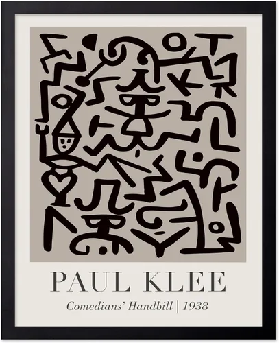 Miniatura 108 de Poster Master Póster vintage de Paul Klee – Impresión retro de cómicos – Arte de dibujo – Arte abstracto – Regalo para hombres y mujeres – Estilo-09