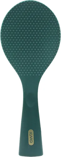 Miniatura 6 de Hitefu Cuchara de arroz antiadherente, cuchara de arroz de pie de silicona, espátula profesional para servidor de papas resistente al calor