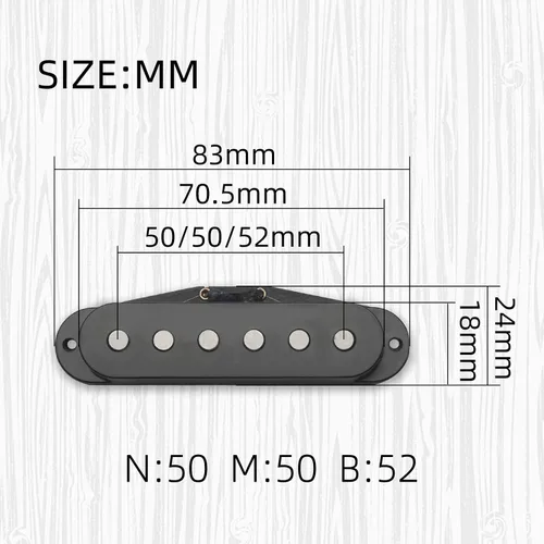 Miniatura 4 de MAXCHEER Alnico - Pastillas de 5 Strat para guitarra eléctrica Strat Squier para guitarra eléctrica Strat Squier (negro)
