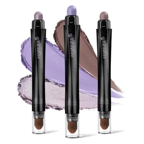 Miniatura 13 de 10 barras de sombra de ojos, brillo y neutro, color rosa champán, metálico, lápiz de sombra de ojos color crema con resistente a las manchas y al