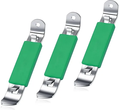 Miniatura 11 de 3 Piezas Abrebotellas Magnéticos Abridor de Latas Abridor de Cerveza Clásico Acero Inoxidable Abrebotellas Pequeño Perforador de Latas con Imán
