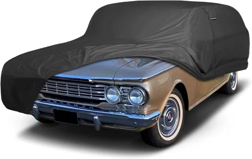 Miniatura 52 de iCarCover - Funda de auto personalizada para AMC Ambassador (1965-1973), impermeable, resistente a todo clima, protector UV, sol, lluvia, nieve