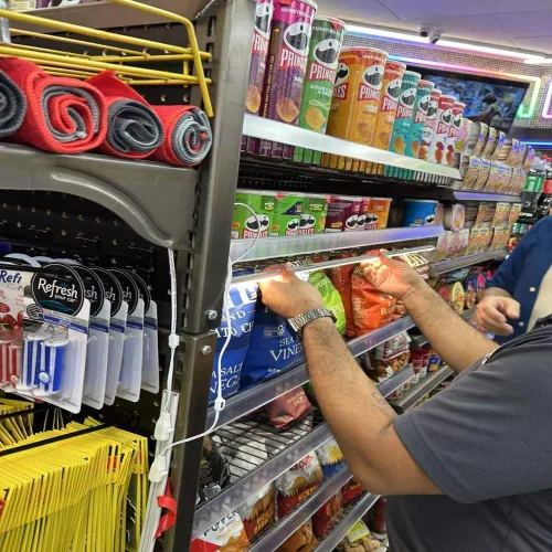 Miniatura 3 de Kit de luces de estantería de góndola de 48 pulgadas con 8 barras de luz LED de color blanco puro de 6000 K, fuente de alimentación y accesorios