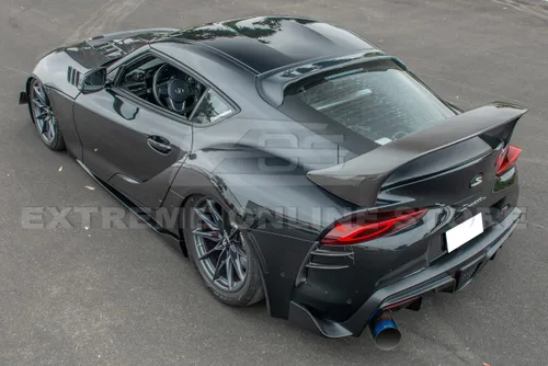 Miniatura 6 de Repuesto para Toyota GR-Supra J29 MK5 JDM Performance Style Tinted Black Rear Roof Window Wing Visor Spoiler de repuesto para Toyota GR-Supra J29