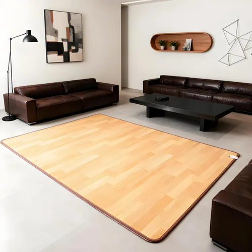 Heated Floor Mat Under Desk, Waterproof Heated Floor Mat with Adjustable Temperature 12 Hour Timer, Heated Rug Indoor, Large Heated Area Rug for