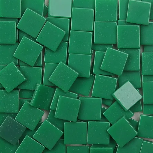 Mosaico cuadrado de 100 unidades/0.88 oz de colores mezclados de la serie de cristal brillante, azulejos de mosaico de vidrio de resina, mosaico de