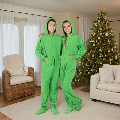 Miniatura 5 de Footed Pajamas - Sudadera con capucha infantil Winter Wonderland de una pieza