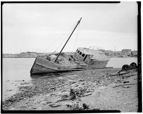 HistoricalFindings Foto: Ciudad de Nome,Área del Censo de Nome,Alaska,AK,MV Donaldson,Belmont Point,Barco