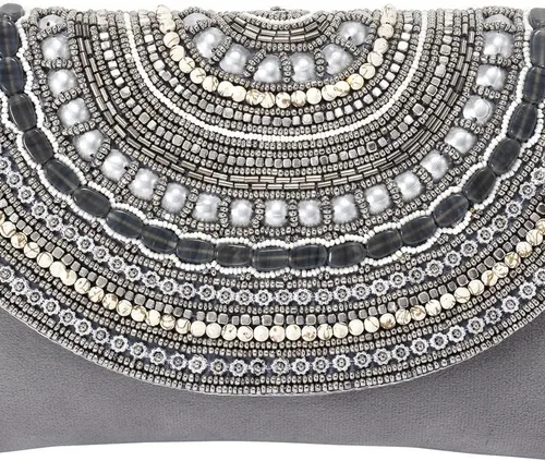 Miniatura 8 de Aheli Monederos indios para mujer, hechos a mano, de noche, para boda, fiesta, boda