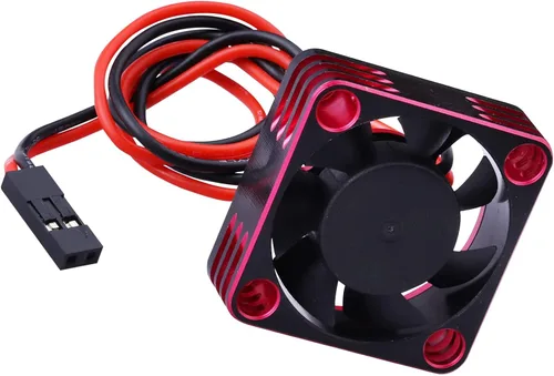 Miniatura 5 de Ventilador de enfriamiento de motor RC de 1.181 in Disipador de calor Ventilador de enfriamiento ESC de alta velocidad sin escobillas para coche RC