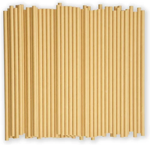 Miniatura 22 de Pajitas de papel biodegradable a granel, azul marino, 1000 unidades, 7.75 pulgadas, 0.24 pulgadas de diámetro Azul marino (Navy Blue Stripes)