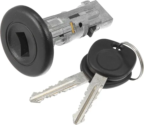 15298923 / Interruptor de encendido interior/cilindro de bloqueo de dirección con 2 llaves para Chevy Silverado 2003-2006 para GMC Sierra 2003-2006