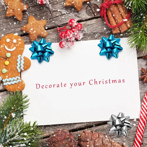 Miniatura 4 de Sanwuta 140 Piezas de Mini Lazos de Navidad para Envolver, Lazos de Regalo Autoadhesivos Metálicos Mate para Envolver Regalos de Navidad
