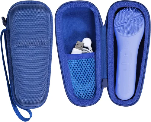 co2CREA Estuche rígido compatible con cepillo de limpieza facial sónico NågraCoola CLIE 2 1 (azul)