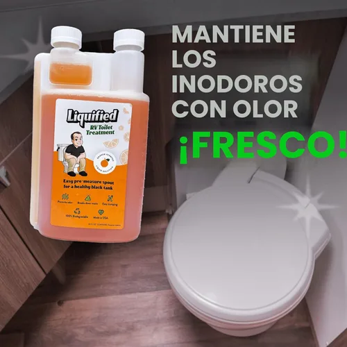 Miniatura 6 de Tratamiento de inodoro de autocaravana Liquified - Digestor de tanque negro - Eliminador de olores - Aroma a naranja - Matts RV Reviews