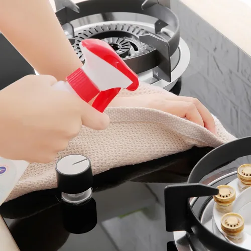 Miniatura 5 de Homaxy - Trapos de cocina 100% de algodón con tejido de punto gofre, ultrasuaves, absorbentes, de secado rápido, 13 x 28 pulgadas, paquete de 4