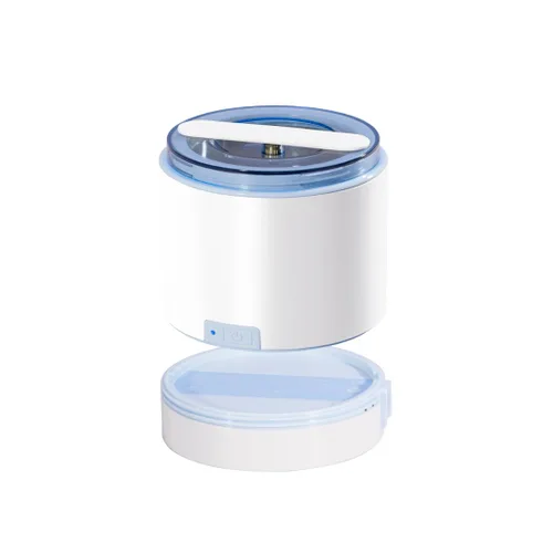 Miniatura 3 de iSonic DS180 Limpiador portátil de dentaduras/alineadores/retenedores para todos los aparatos dentales y de apnea del sueño, DC12V, AC100-240V