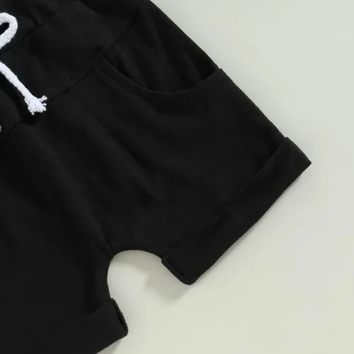 Miniatura 49 de Conjunto de camiseta de manga corta para bebé niño y niña, camiseta de manga corta, pantalones cortos casuales, ropa para recién nacidos, 6, 12, 18