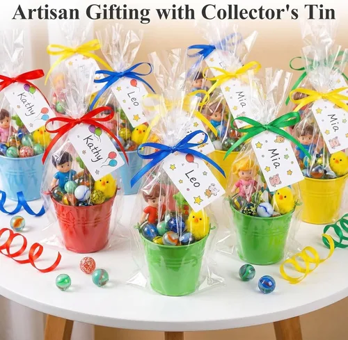 Miniatura 4 de Shindel 125 canicas de vidrio a granel, varios tamaños de canicas coloridas, gran opción de regalo para coleccionistas, decoración del hogar