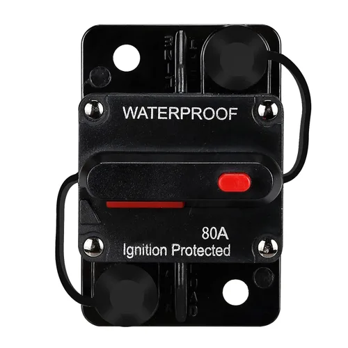 Miniatura 15 de Generic Disyuntor impermeable, portafusibles, disyuntor de audio, con reinicio manual, 12V-48V CC, 30A-300A, para sistema de audio de barco marino
