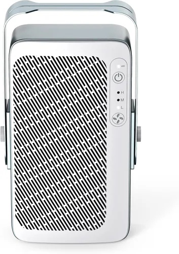 Purificador de aire laminado personal 4Lite: nuevo tipo de purificador de aire. soplar laminar, flujo de aire filtrado directamente a la cara para