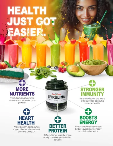 Miniatura 5 de Espirulina fresca cruda (4)