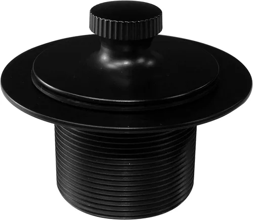 Miniatura 6 de Westbrass D941K-62 - Tapacubería de drenaje de bañera de rosca fina de 1-3/8 pulgadas con placa frontal de desbordamiento de un agujero, 1 paquete