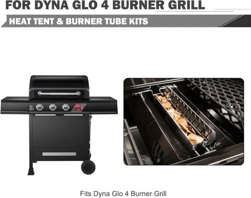Miniatura 2 de Piezas de parrilla de placas de calor DGH450CRP para Dyna Glo 4 piezas de repuesto de parrilla de quemador DGH450CRP-D DGH485CRP Tienda de calor