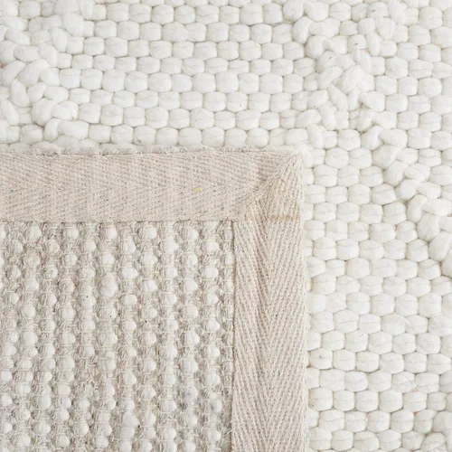 Miniatura 21 de SAFAVIEH Colección Natura - Alfombra decorativa de 2 x 3 pies, gris, hecha a mano de lana y viscosa, ideal para áreas de alto tráfico en entrada