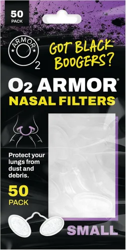 Miniatura 20 de O2 Armor Filtros de nariz para soldadores y alergias - Filtro de nariz para polvo - Filtros nasales para soldadura - Máscara de polvo de nariz