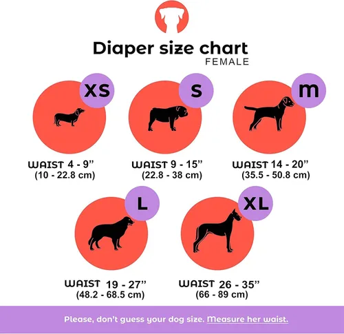 Miniatura 2 de PETTING IS CARING Pañales lavables y reutilizables para perros, pañales para perros hembras y machos, solución duradera lavable a máquina, para Nuevo