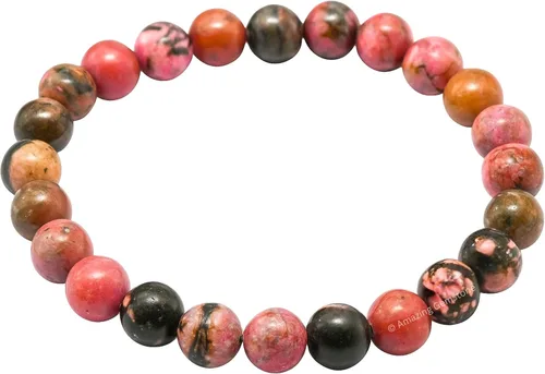 Miniatura 539 de Amazing Gemstone Pulsera de cristal para mujeres y hombres, pulsera de cristal curativo de protección, pulsera elástica con cuentas de piedras