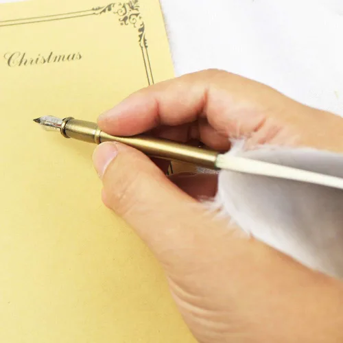 Miniatura 6 de GIFTS - Juego de bolígrafos de caligrafía, kit de 12 piezas, 5 puntas y 5 tintas, bolígrafo de escritura, juego de bolígrafos Anitque Dip