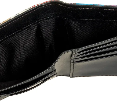 Miniatura 4 de Cartera de piel plegable con caja de regalo de Marvel Comics negro talla única