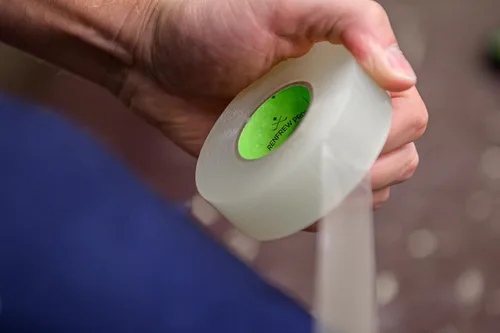 Miniatura 3 de Renfrew pro Cinta transparente para espinilleras, resistente a la humedad, elástica con memoria, 3 rollos