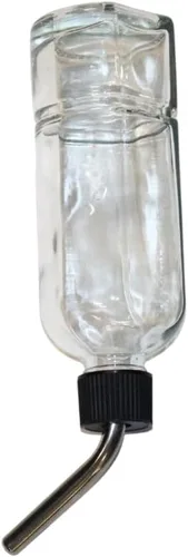 Miniatura 3 de Lixit Botellas de agua planas a prueba de mordidas para conejos, hurones, ratas, pájaros, hámsters, cobayas, jerbos de chinchillas y otros animales