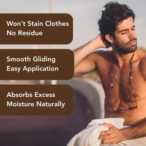 Miniatura 4 de MONA Brands - Desodorante natural para hombres sin aluminio, hipoalergénico, desodorante de magnesio para pieles sensibles, absorbe el sudor,
