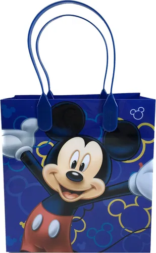 Miniatura 4 de Disney Mickey Mouse, Pequeñas bolsas de regalo reutilizables con golosinas para recuerdo de fiestas 12 unidades (12 Bolsas)