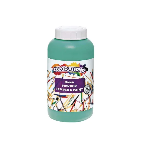 Miniatura 15 de Colorations® Témpera en Polvo, Turquesa, 1 libra, La pintura de témpera en polvo es una compra valiosa, Diluir solo lo que necesitas, Color fuerte